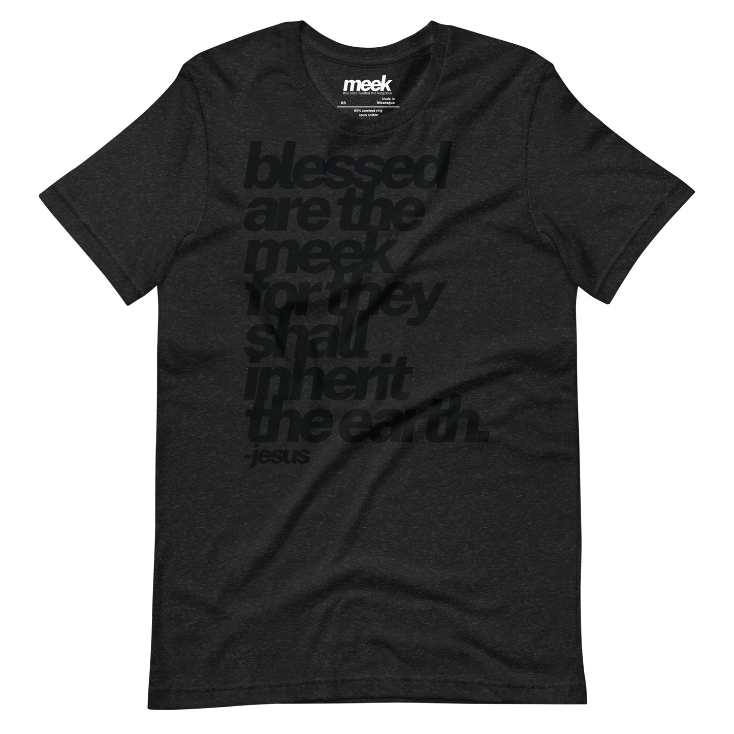 BLK Blessed Are The Meek Unisex t-shirt