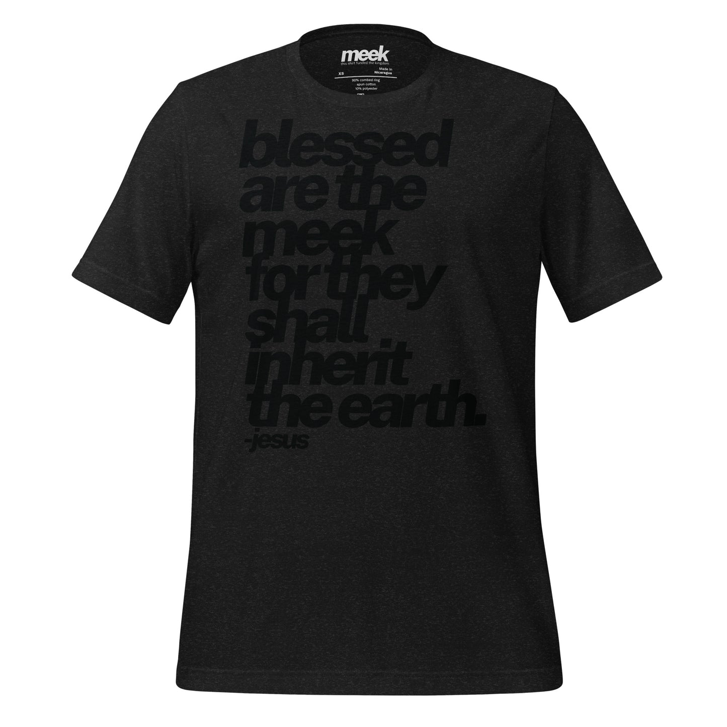 BLK Blessed Are The Meek Unisex t-shirt