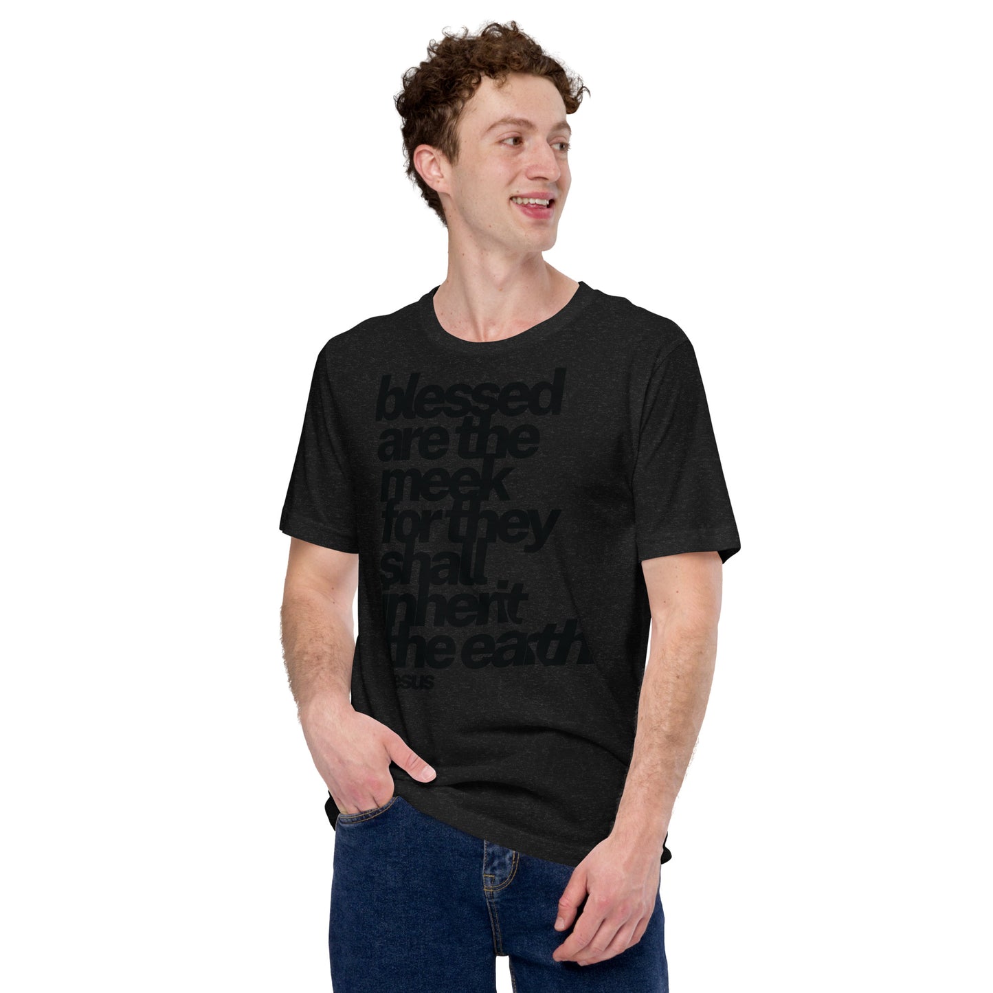 BLK Blessed Are The Meek Unisex t-shirt