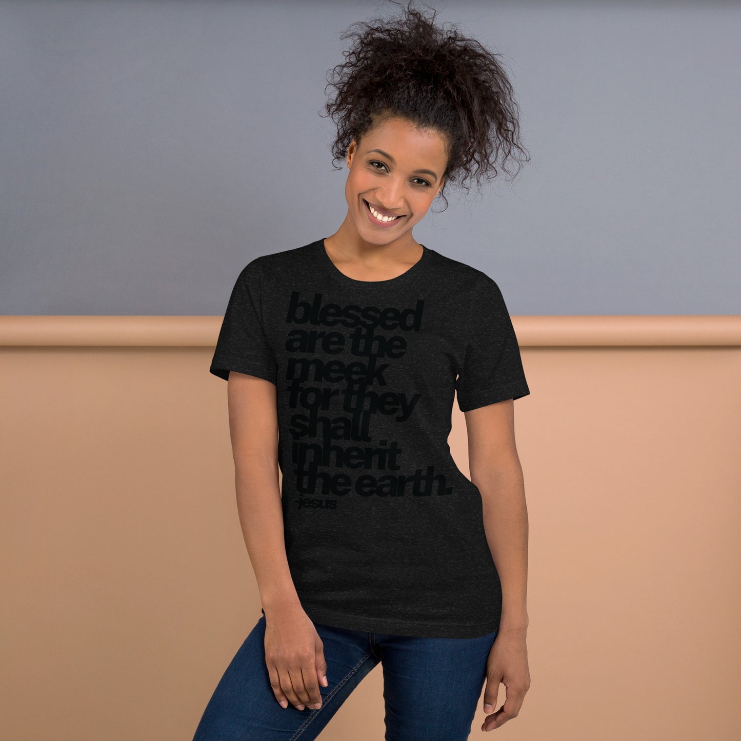 BLK Blessed Are The Meek Unisex t-shirt