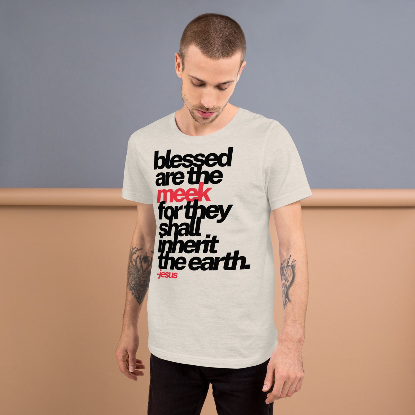 Blessed Are The Meek Adult Unisex T-shirt