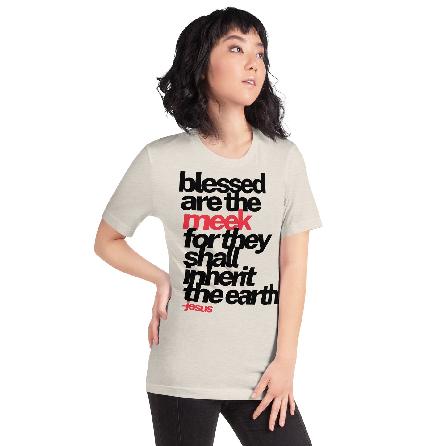 Blessed Are The Meek Adult Unisex T-shirt